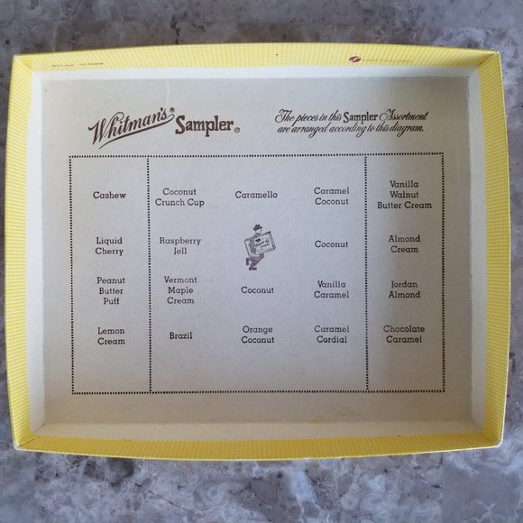 Vintage Whitman's Sampler Box (Empty) - Picture 3 of 12